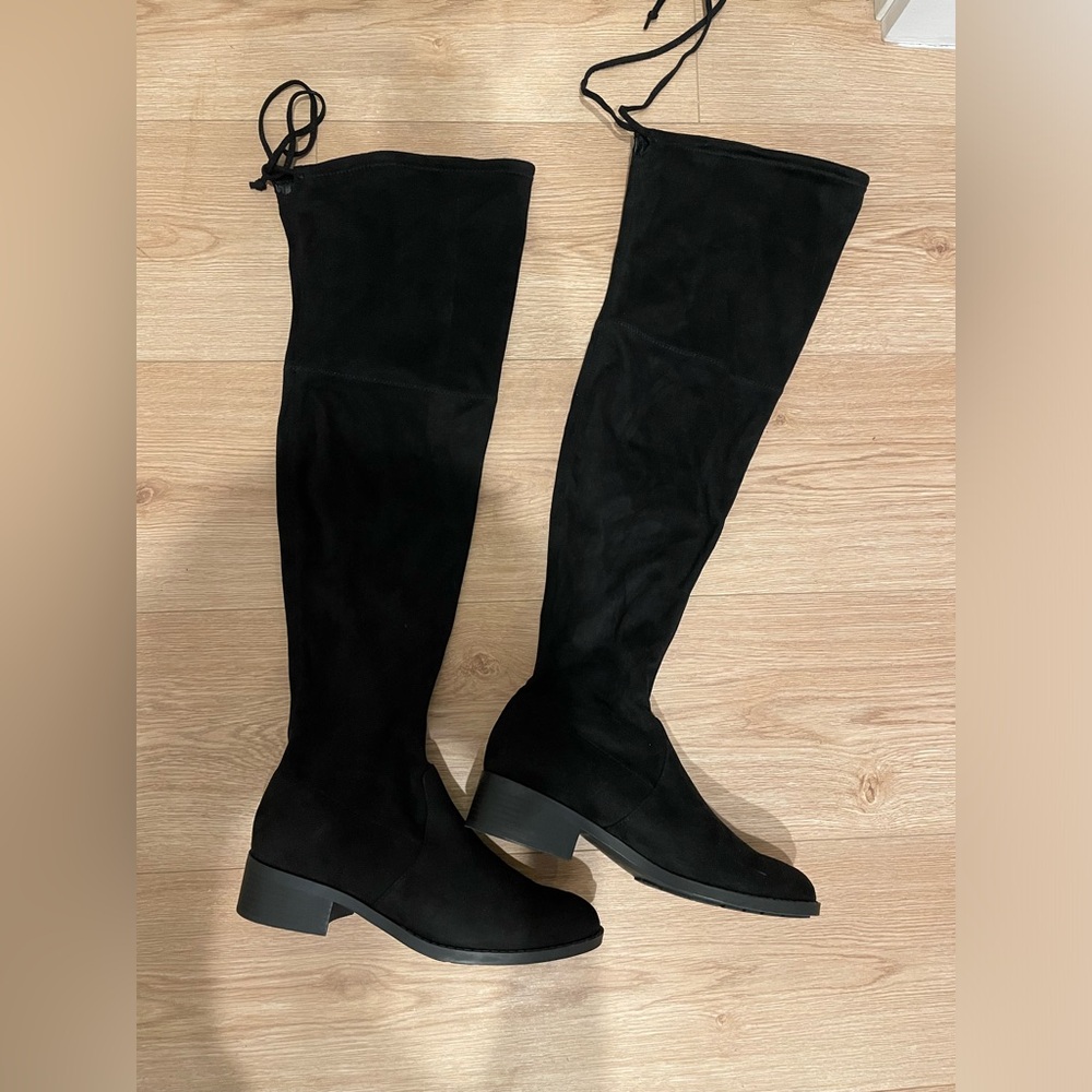 UNISA over the knee pull up boots